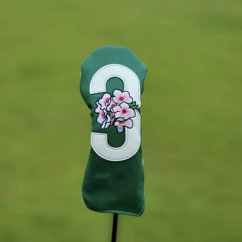 The Masters Themed Leather Golf Club Headcovers