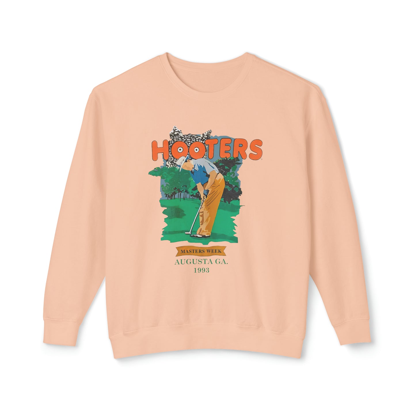 HOOTERS Masters Week 1993 Vintage Lightweight Cotton Crewneck Sweatshirt