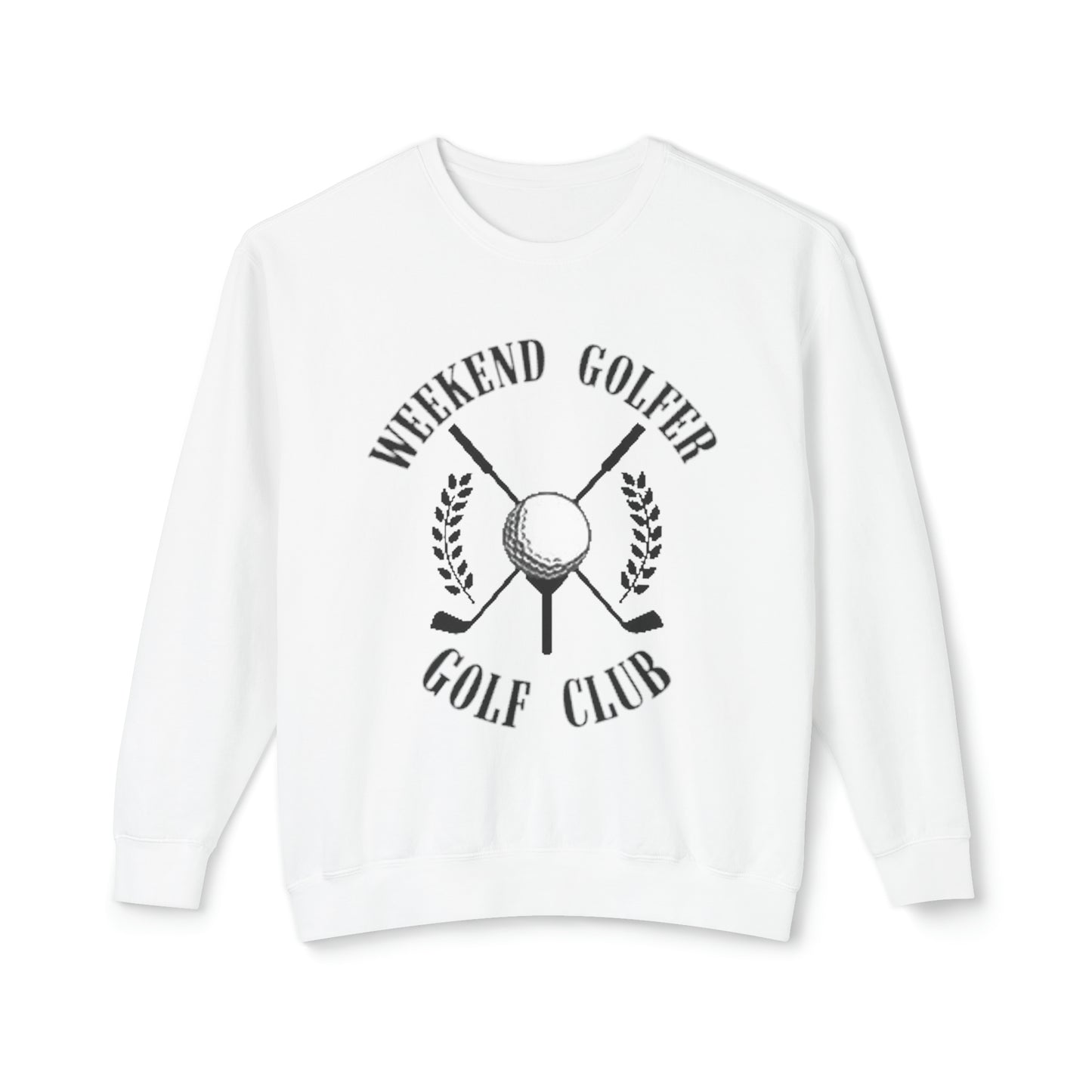 Weekend Golfer Golf Club Lightweight Cotton Crewneck Sweatshirt