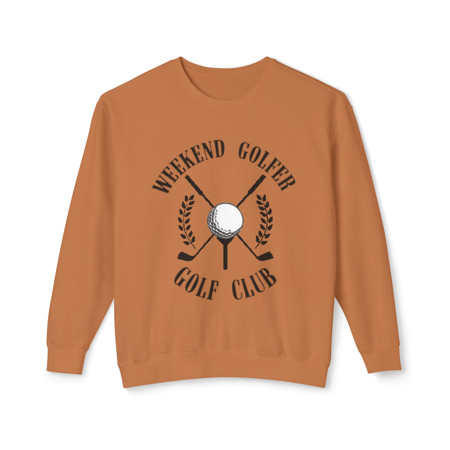 Weekend Golfer Golf Club Lightweight Cotton Crewneck Sweatshirt