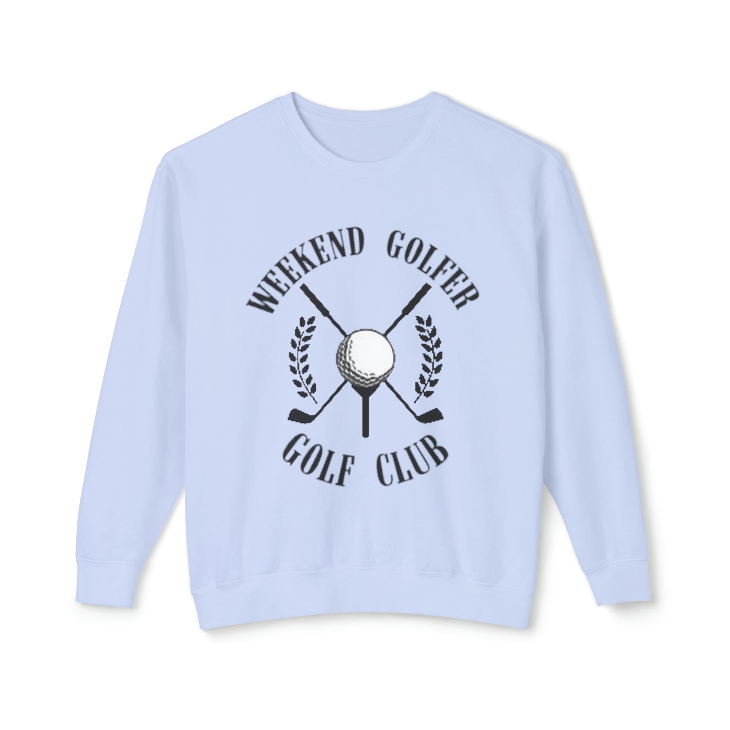 Weekend Golfer Golf Club Lightweight Cotton Crewneck Sweatshirt