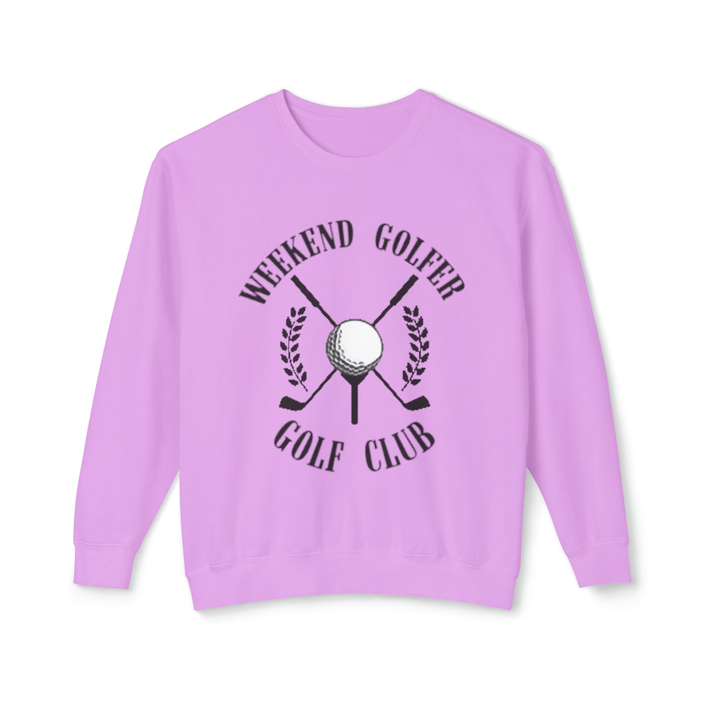 Weekend Golfer Golf Club Lightweight Cotton Crewneck Sweatshirt