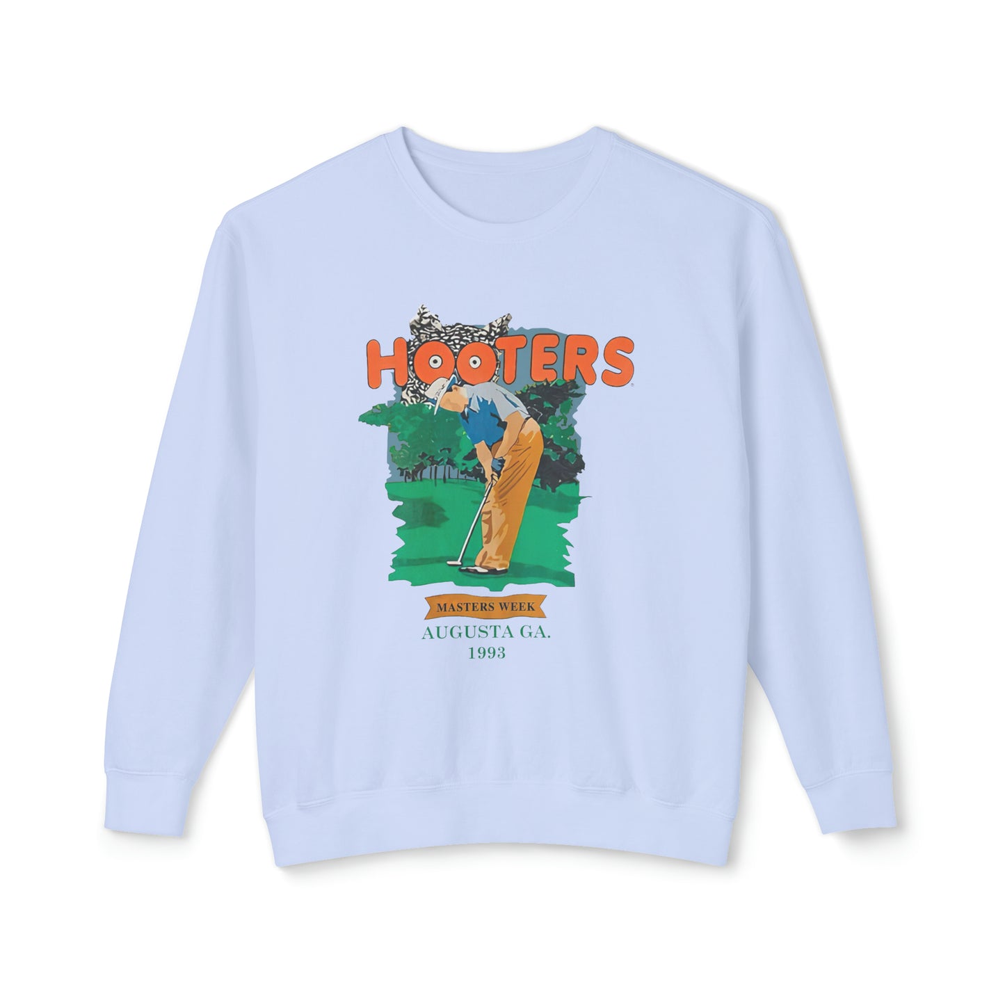 HOOTERS Masters Week 1993 Vintage Lightweight Cotton Crewneck Sweatshirt