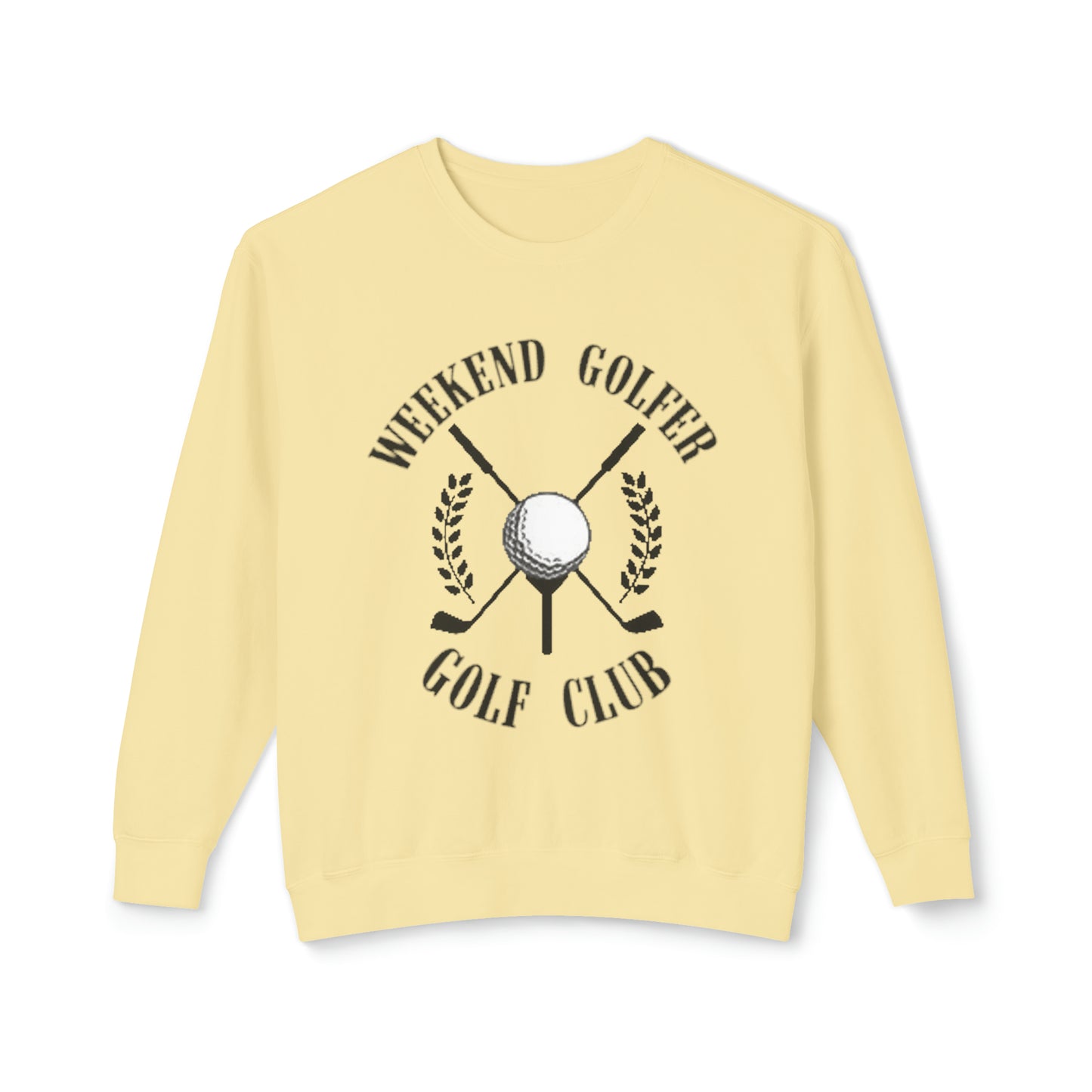 Weekend Golfer Golf Club Lightweight Cotton Crewneck Sweatshirt