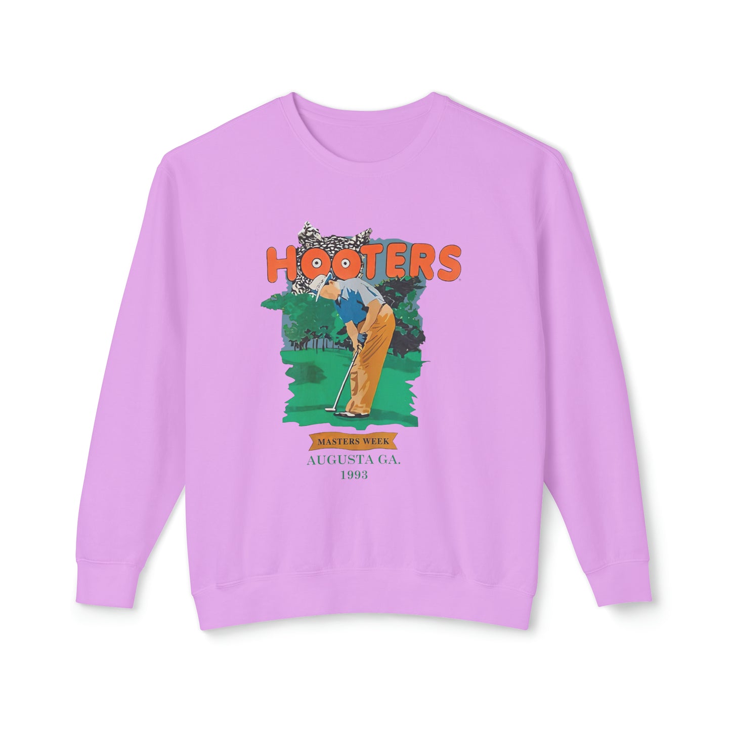 HOOTERS Masters Week 1993 Vintage Lightweight Cotton Crewneck Sweatshirt