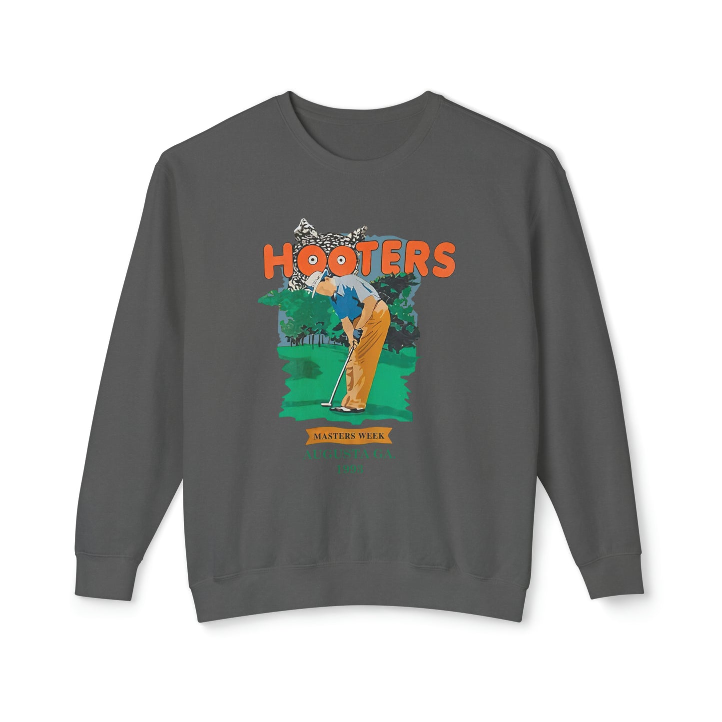 HOOTERS Masters Week 1993 Vintage Lightweight Cotton Crewneck Sweatshirt