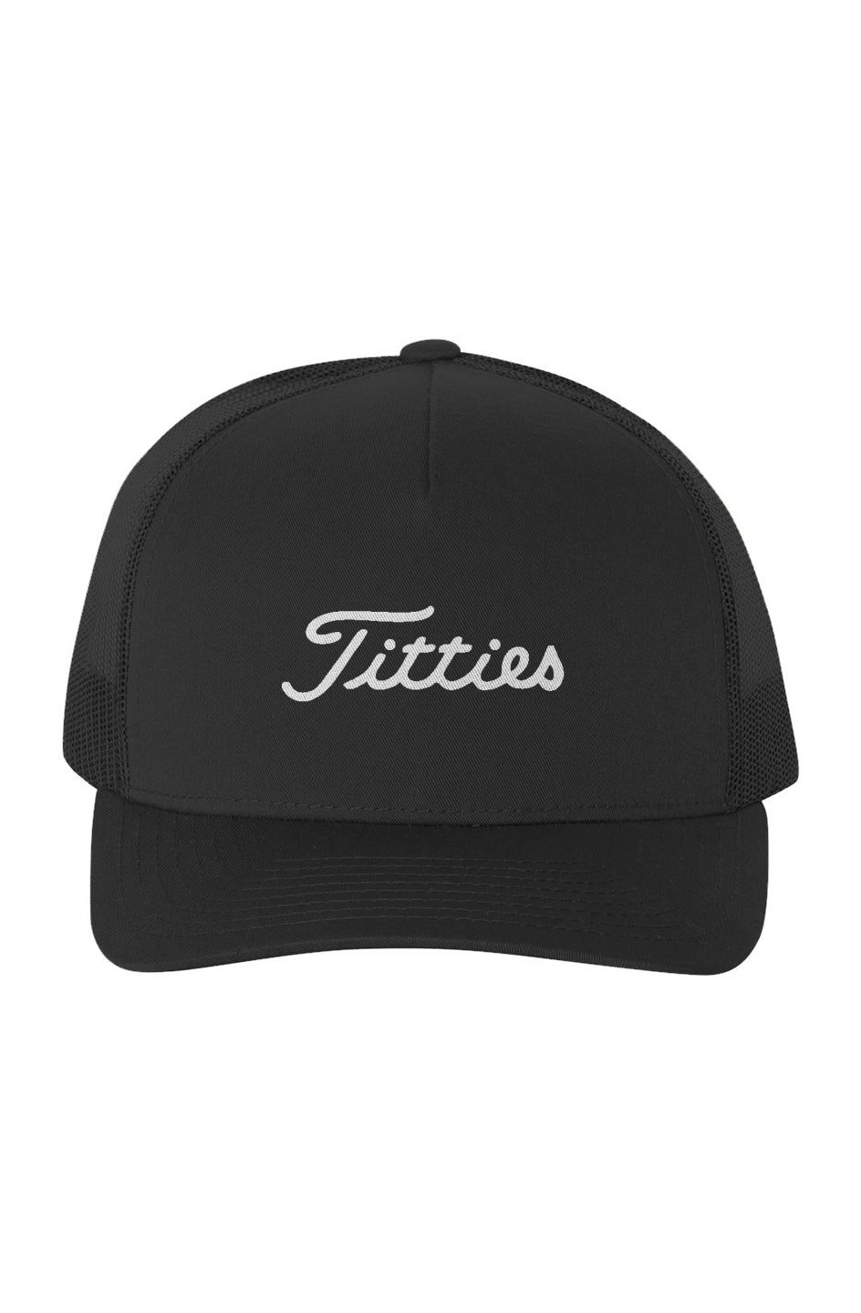 Black Titties Retro Trucker Golf Hat