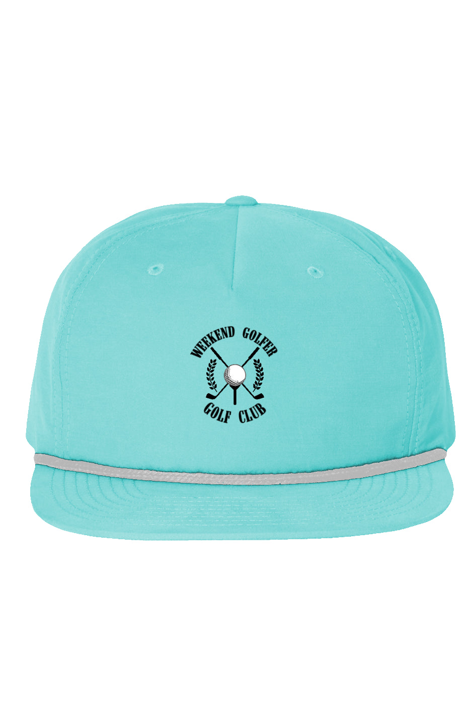 Turquoise Weedend Golfer Golf Club Snapback Rope Golf Hat