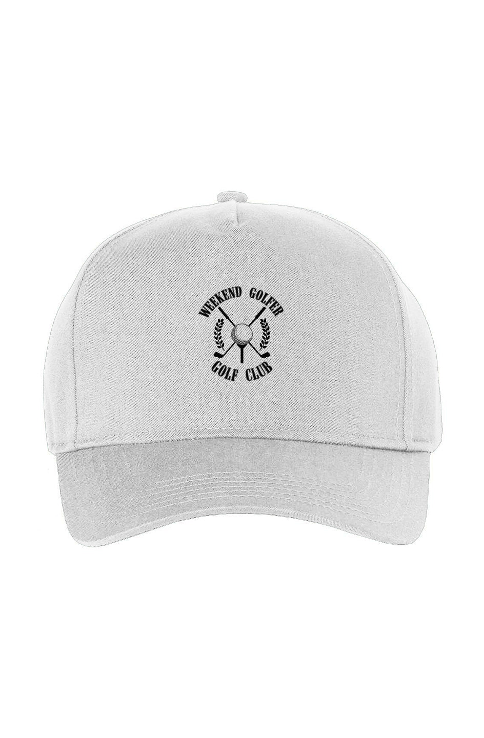 White Weekend Golfer Golf Club Trucker Golf Hat