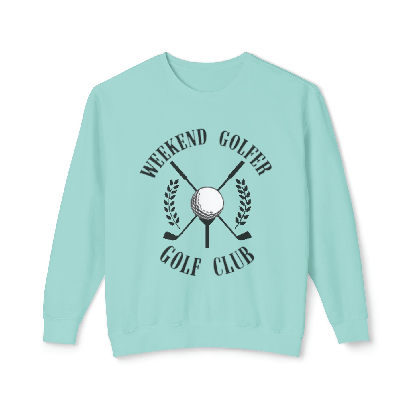 Weekend Golfer Golf Club Lightweight Cotton Crewneck Sweatshirt