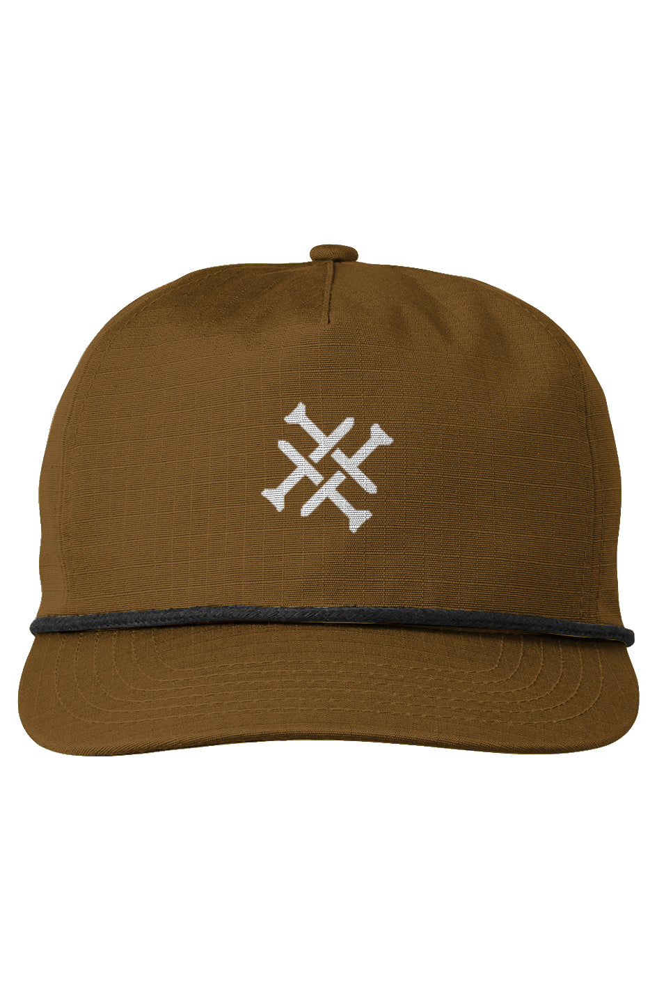 Old Gold Golf Tees Snapback Rope Hat