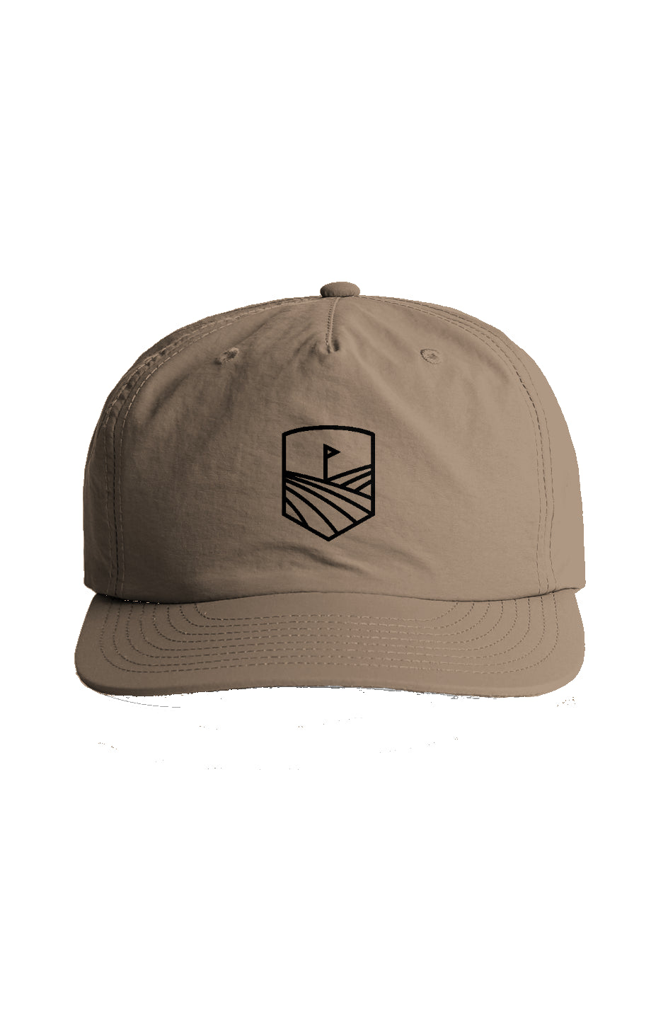 Khaki Black Golf Hat