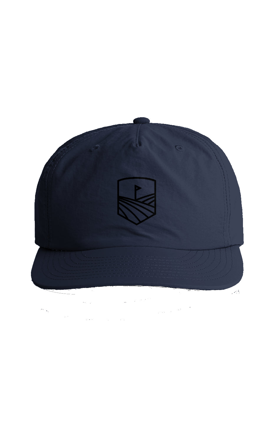 Navy Black Golf Hat