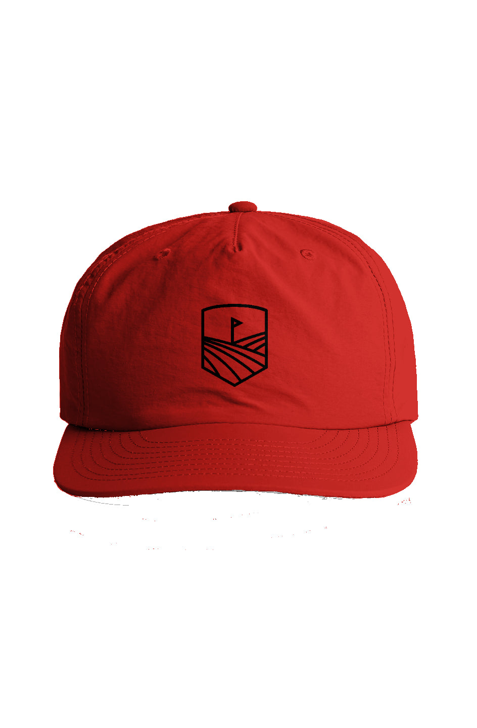 Fire Black Golf Hat