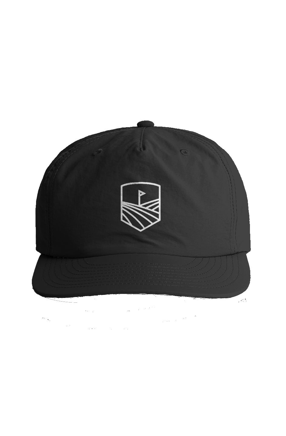 Black White White Golf Hat