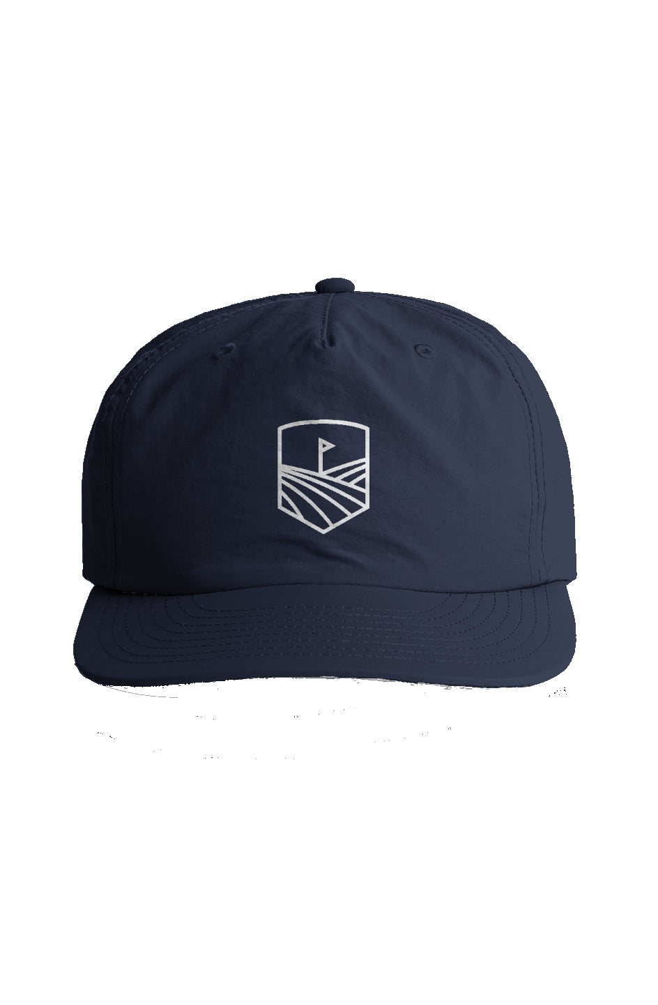 Navy White Golf Hat