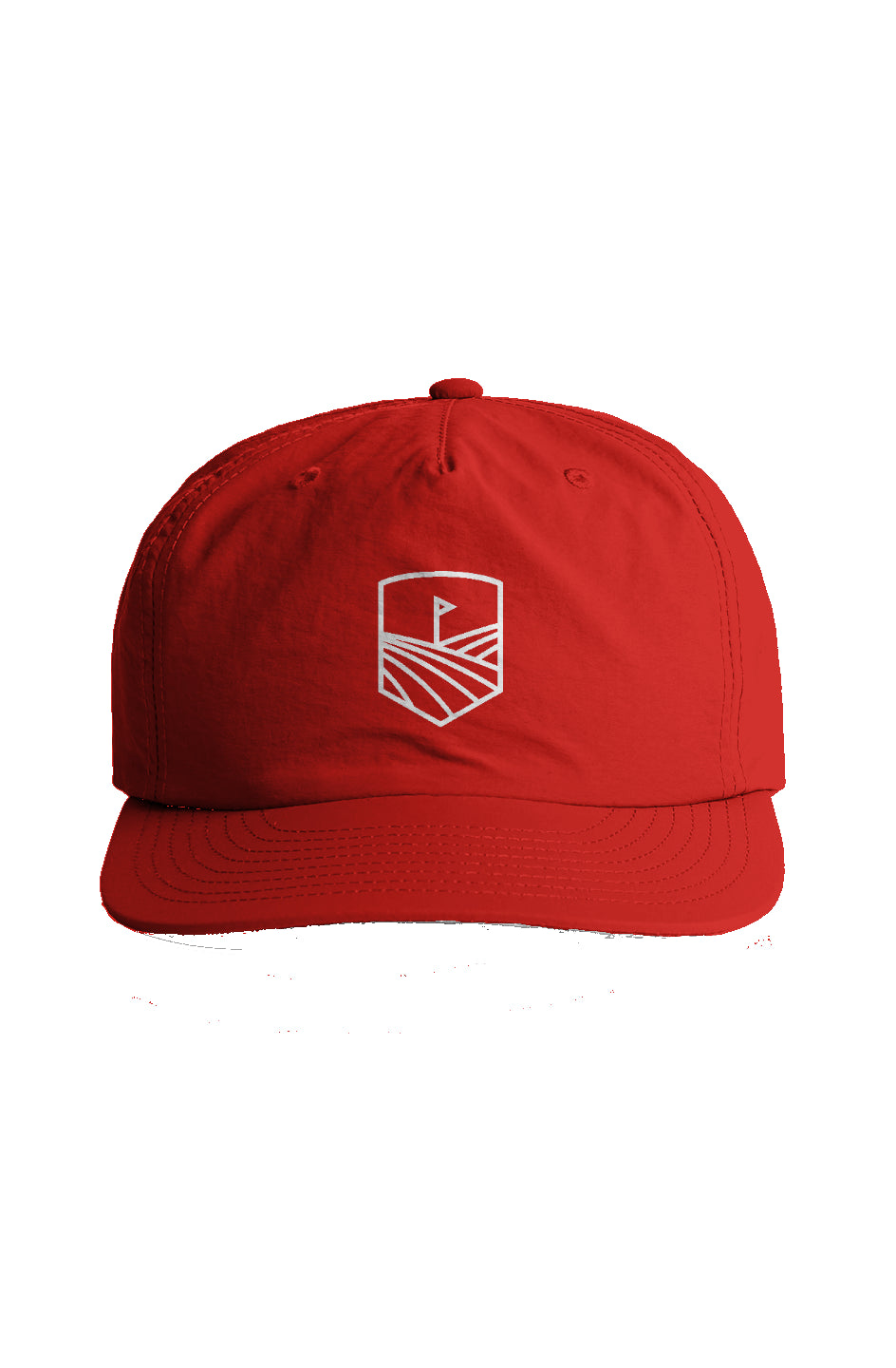 Fire White Golf Hat