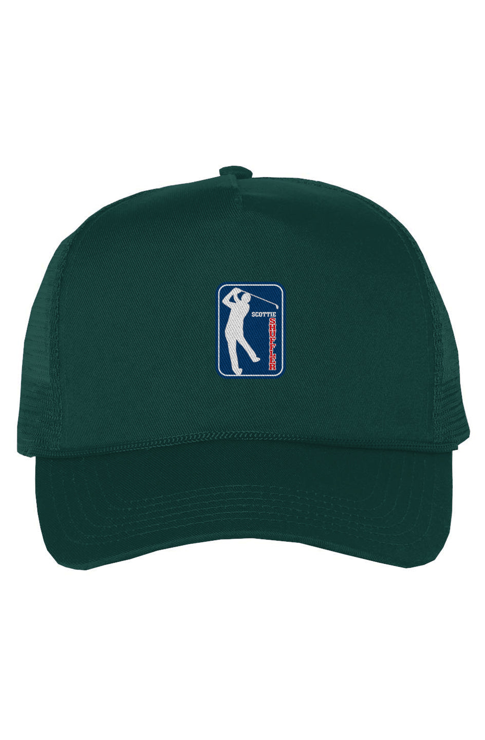 Forest Scottie Shuffler Five-Panel Golf Trucker Hat