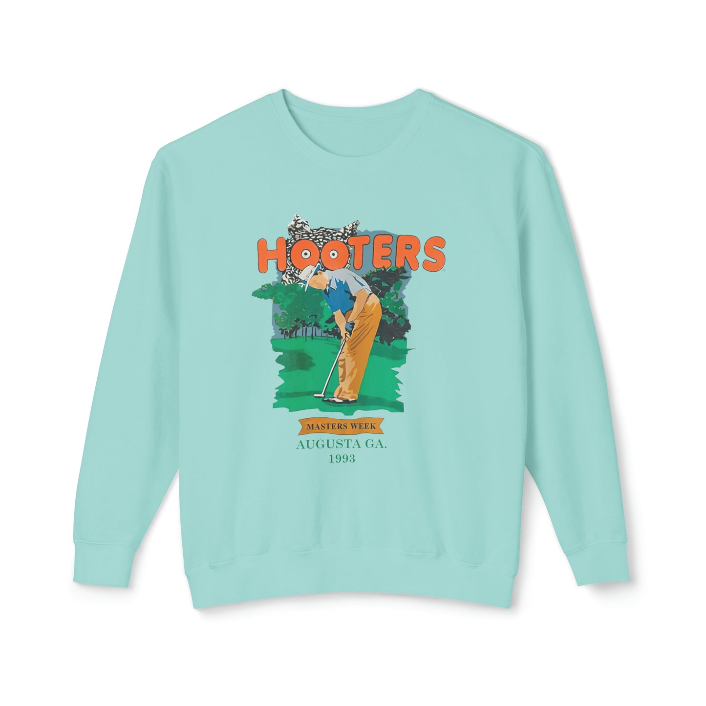 HOOTERS Masters Week 1993 Vintage Lightweight Cotton Crewneck Sweatshirt