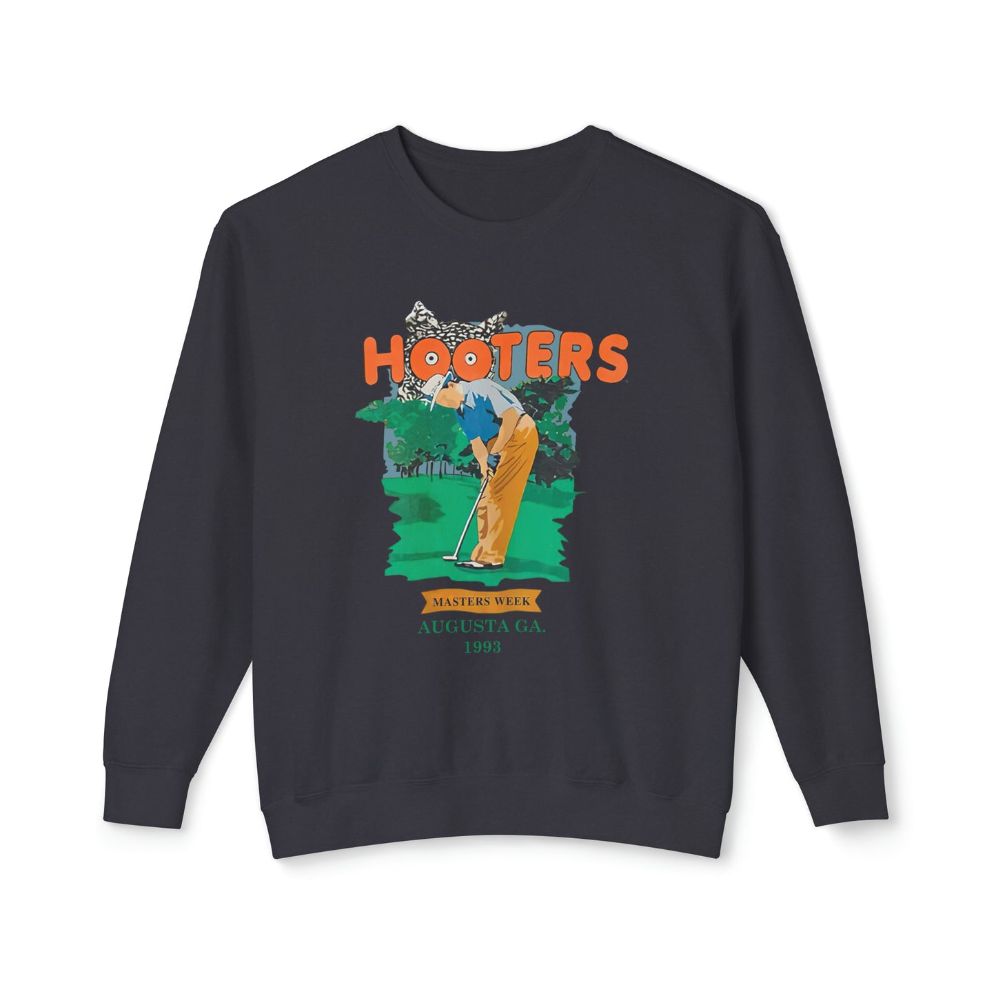 HOOTERS Masters Week 1993 Vintage Lightweight Cotton Crewneck Sweatshirt