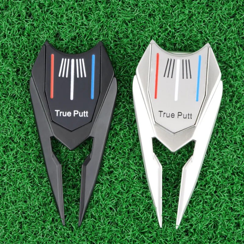 6 In 1 Golf Green Divot Repair Tool Pitch Groove Cleaner Ball Marker