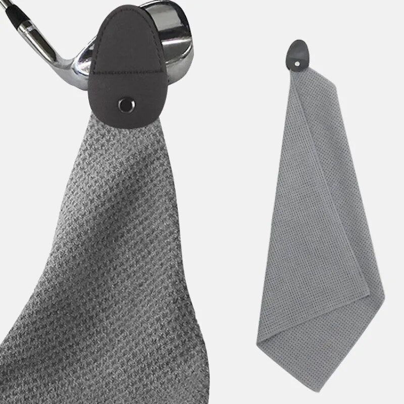 Magnetic Microfiber Golf Club Cleaning Towel